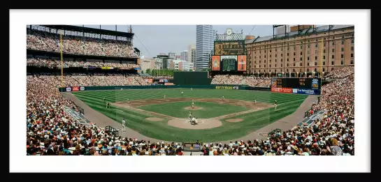 Terrain de baseball, Baltimore - affiche de sport