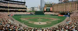 Terrain de baseball, Baltimore - affiche de sport