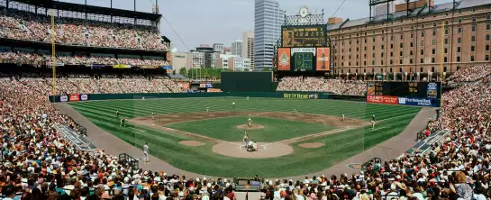 Terrain de baseball, Baltimore - affiche de sport