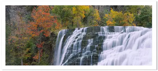 Ithaca cascade - tableau paysage nature