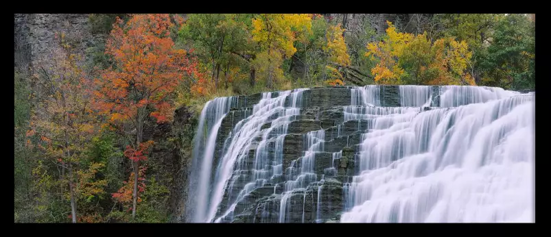 Ithaca cascade - tableau paysage nature