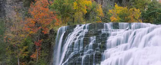 Ithaca cascade - tableau paysage nature