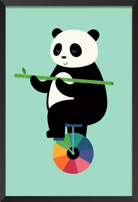 Circus panda - affiche enfant