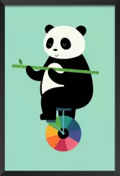 Circus panda - affiche enfant