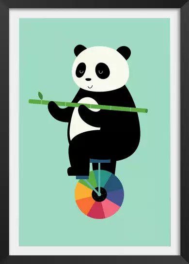 Circus panda - affiche enfant