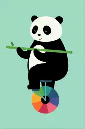 Circus panda - affiche enfant