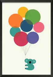 Koala ballon - poster enfant