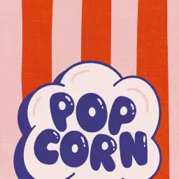 Pop corn style - Tapisserie panoramique graphique