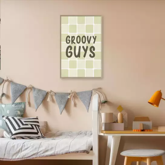 Groovy guys - affiche moderne