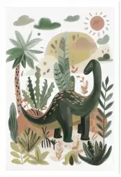 Le monde de coco dino - affiche dinosaure