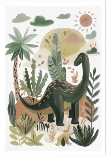 Le monde de coco dino - affiche dinosaure