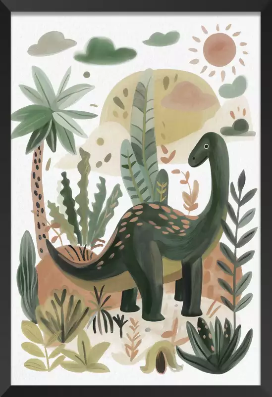 Le monde de coco dino - affiche dinosaure