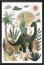 Le monde de coco dino - affiche dinosaure