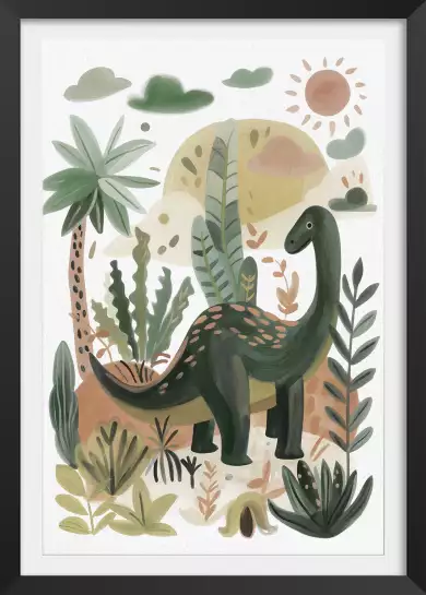 Le monde de coco dino - affiche dinosaure