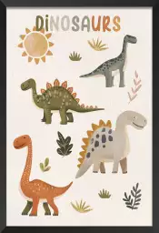 Les grands dinos - affiche dinosaure