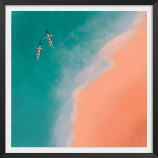 Relax au bord de l'eau - affiche zen