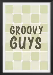 Groovy guys - affiche moderne