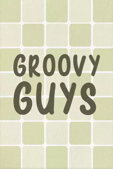 Groovy guys - affiche moderne