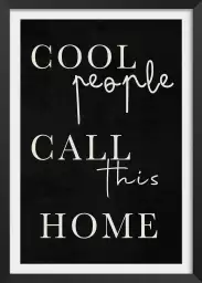 Cool people - affiche citations