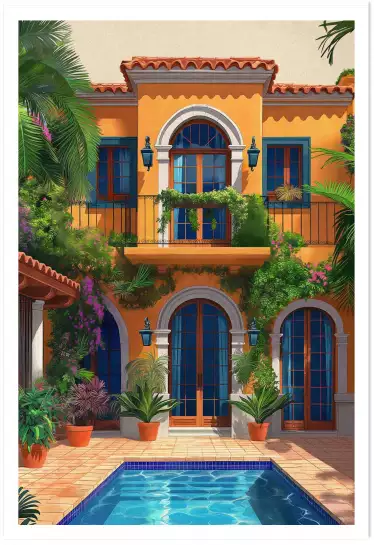 Hacienda - affiche architecture