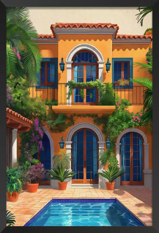 Hacienda - affiche architecture