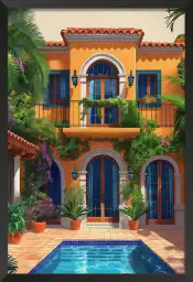 Hacienda - affiche architecture