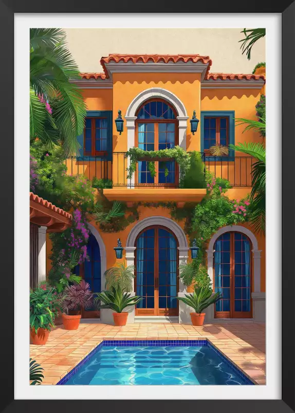 Hacienda - affiche architecture