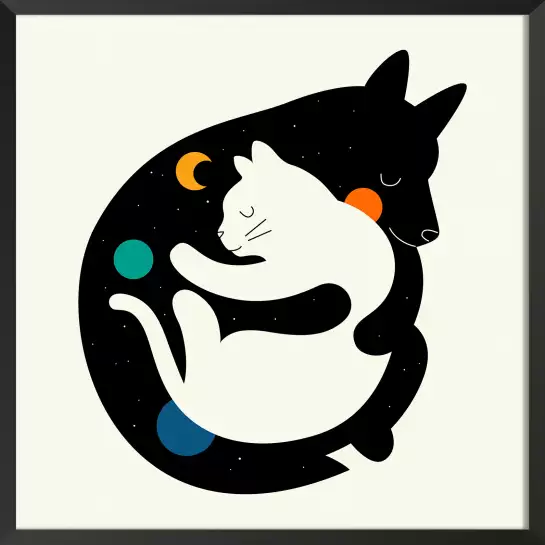 Hugs cats - poster enfants