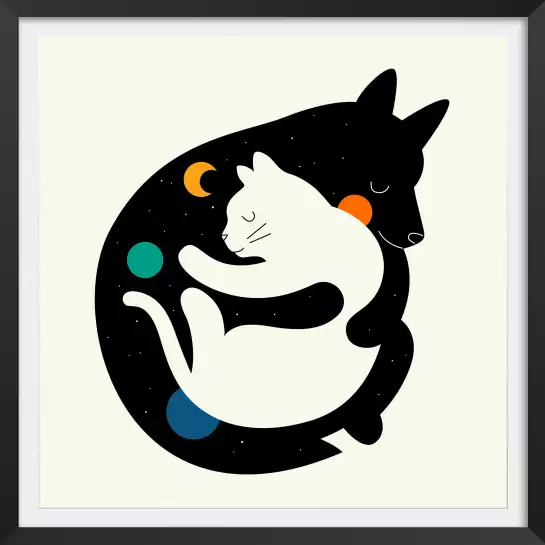 Hugs cats - poster enfants