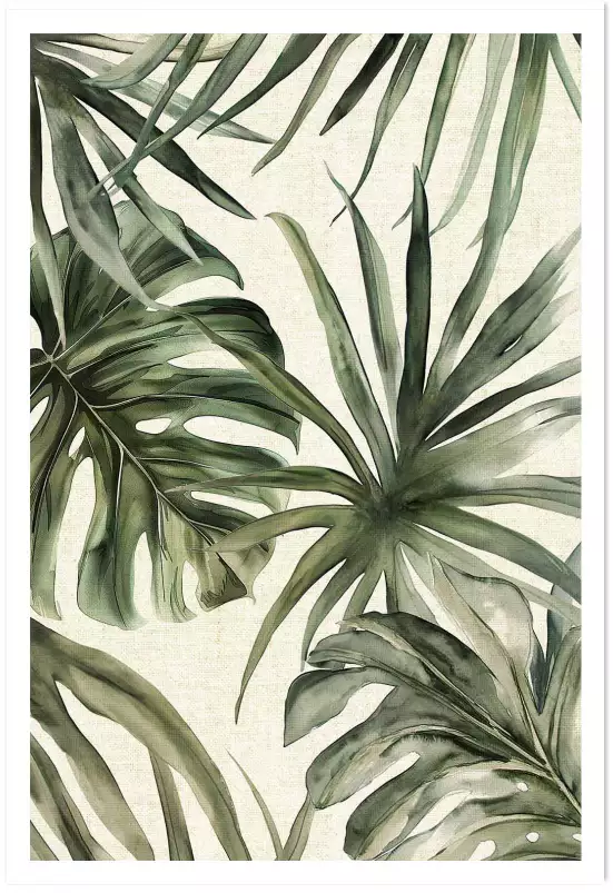 Monstera fabuleuse - poster plante