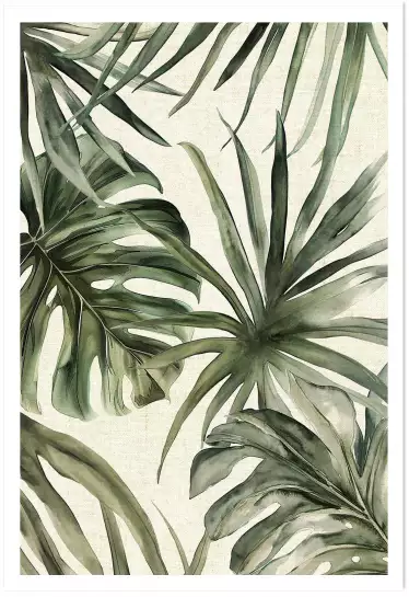 Monstera fabuleuse - poster plante