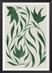 Arabesque verte - poster plante