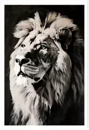 Le king - affiche lion