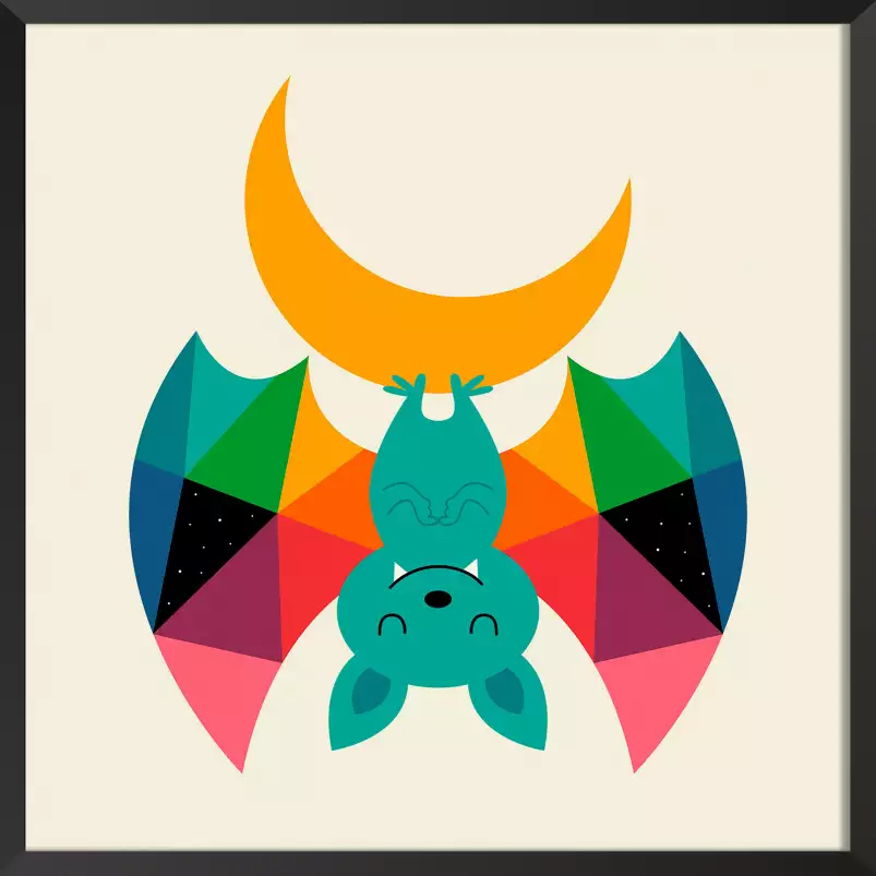 Chauve souris - poster enfants