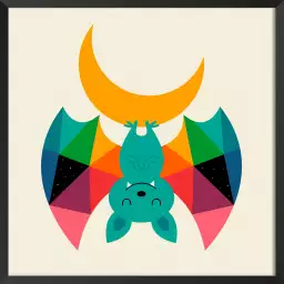 Chauve souris - poster enfants