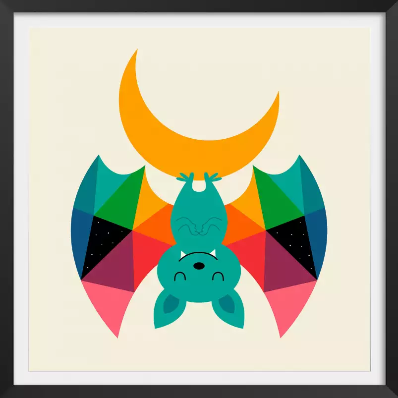 Chauve souris - poster enfants