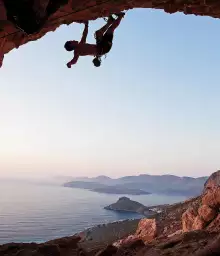 Escalade en méditerranée - fond de hotte original