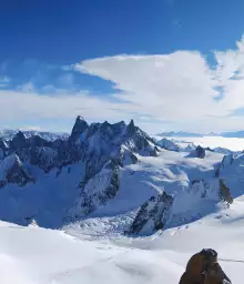 Les grandes jorasses - Fond de hotte nature et paysage