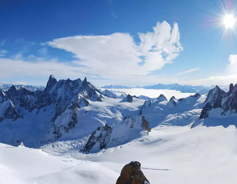 Les grandes jorasses - Fond de hotte nature et paysage