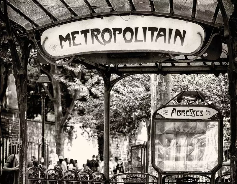 Metropolitain Paris - fond de hotte cuisine