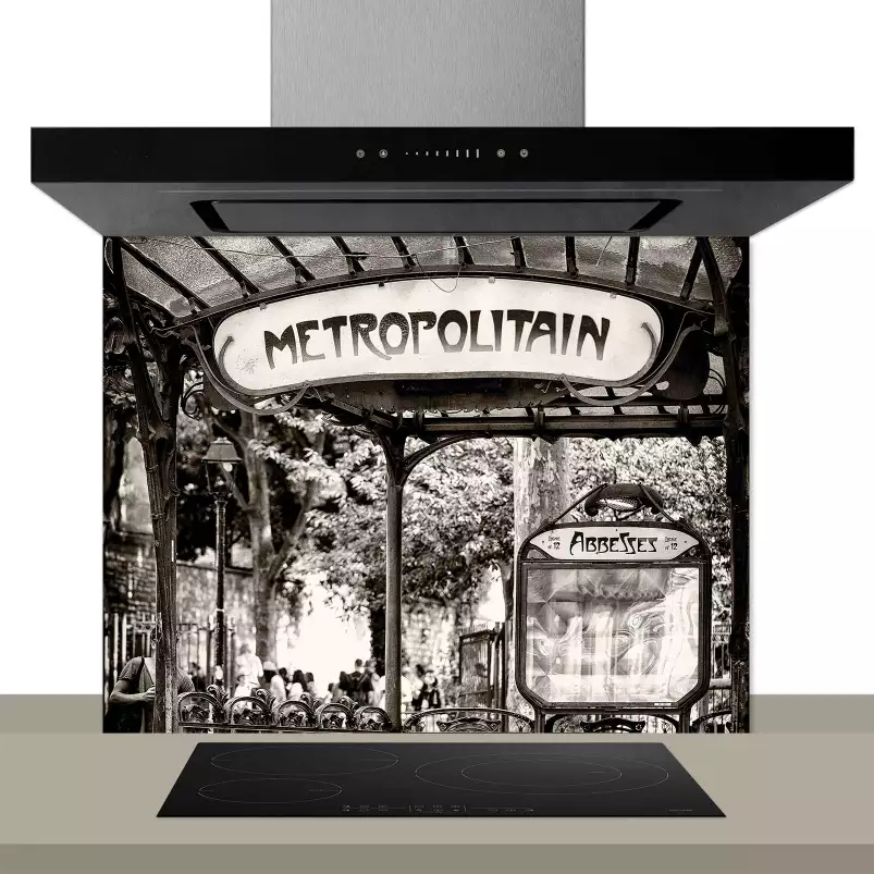 Metropolitain Paris - fond de hotte cuisine