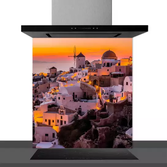 Calispera Santorin - Fond de hotte nature et paysage