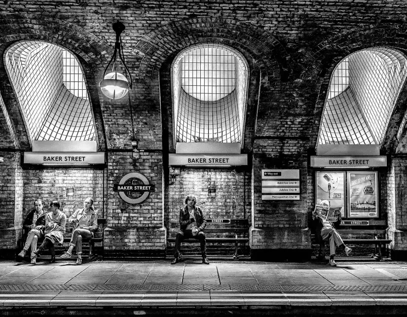 Baker Street - fond de hotte décoratif