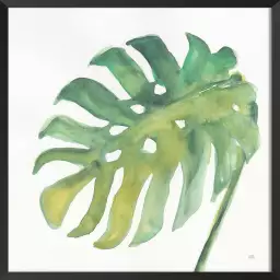 Plame watercolor - affiche plante verte