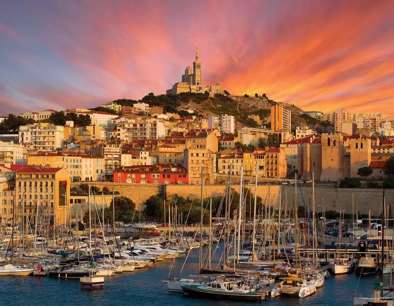 Marseille Notre Dame de la Garde - fond de hotte artistique