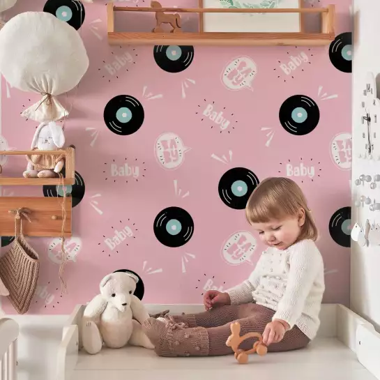 Baby disk - tapisserie deco