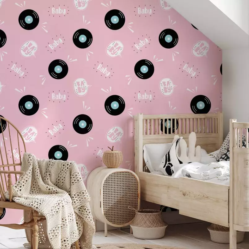 Baby disk - tapisserie deco