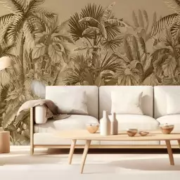 Paradis tropical - tapisserie boheme chic