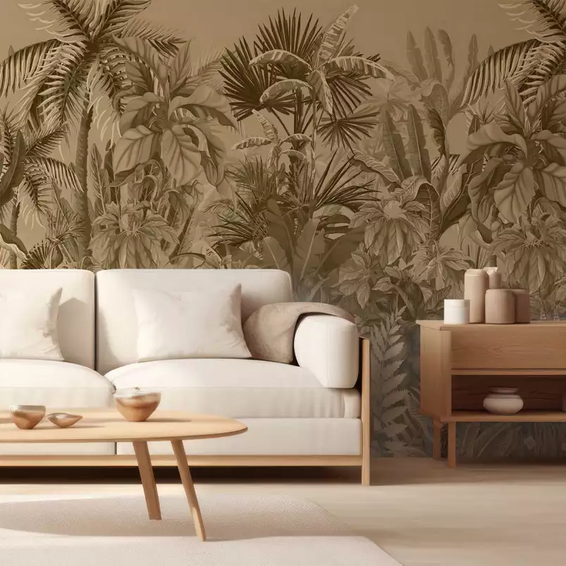 Paradis tropical - tapisserie boheme chic