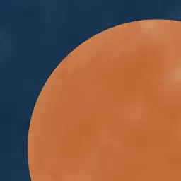 Mid century moon - tapisserie panoramique